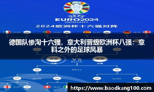 德国队惨淘十六强，意大利晋级欧洲杯八强：意料之外的足球风暴